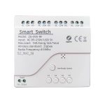رله هوشمند 4 کانال تابلویی Dry contact زیگبی+RF