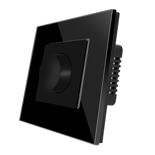 dimmer-mechanical-black.jpg دیمر مکانیکال شیشه Simple - تصویر 1